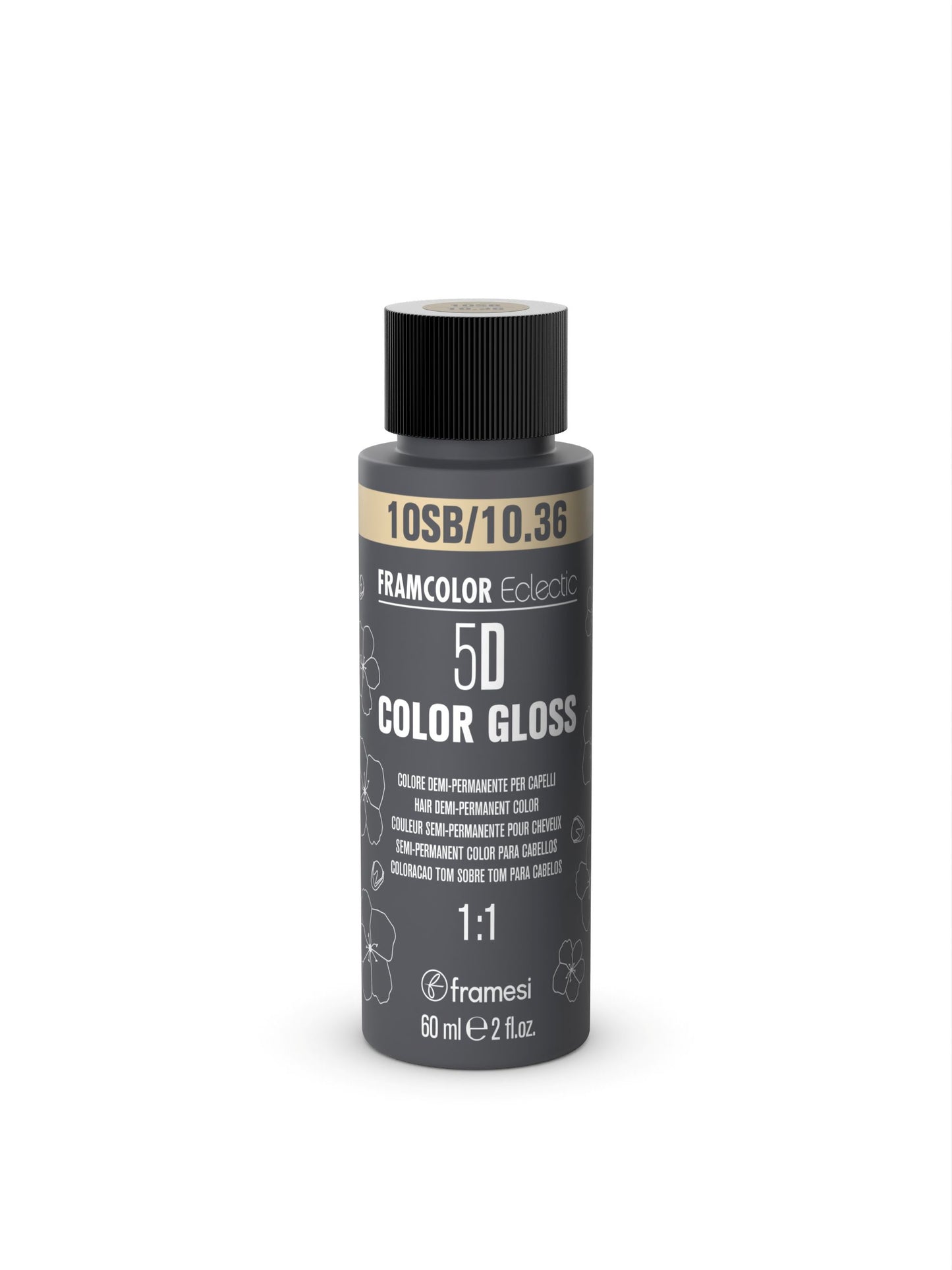 10SB/10.36 - Framcolor Eclectic 5D Color Gloss 60ml