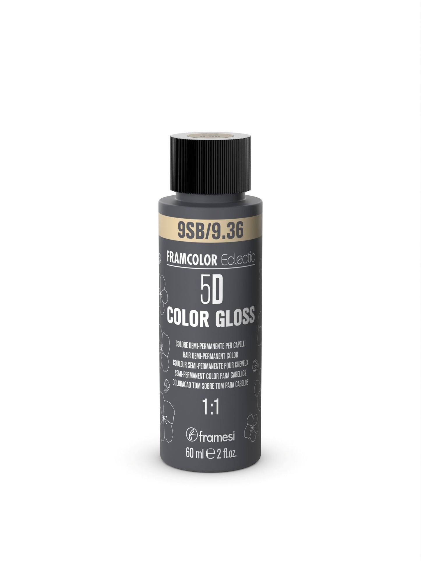 9SB/9.36 - Framcolor Eclectic 5D Color Gloss 60ml