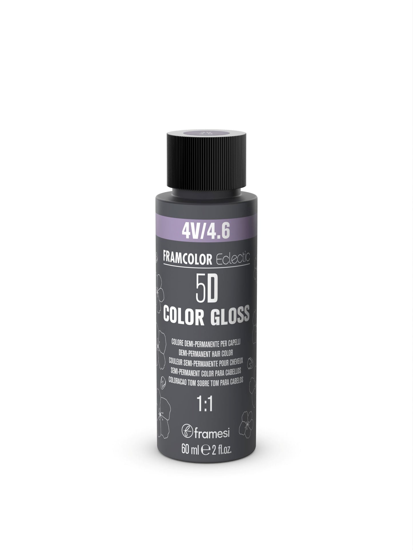 4V/4.6 - Framcolor Eclectic 5D Color Gloss 60ml