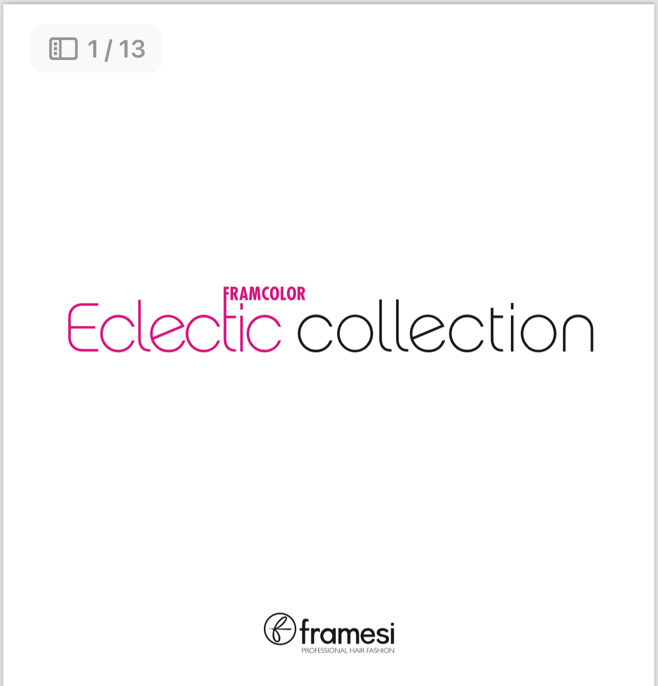 /12 - Framcolor Eclectic Toner 60ml